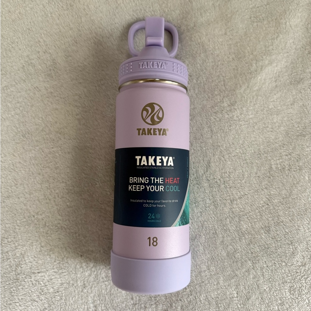 Takeya Lavender Insulated Water Bottle 18 oz